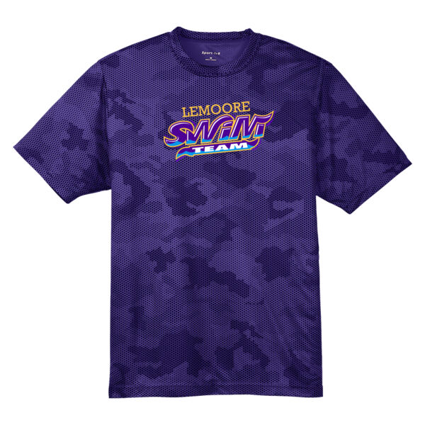 Swim Team Unisex Camo Performance Tshirt Thumbnail